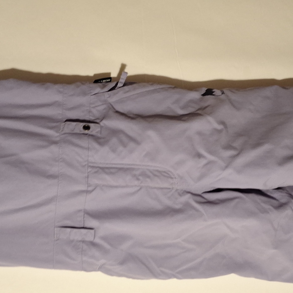Girls Bib Waterproof Insulated 10 lavender Snowsuit Overalls Burton - Picture 3 of 8
